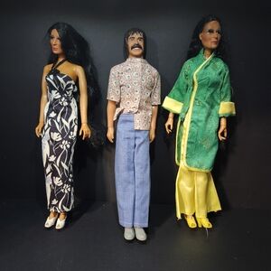 Assorted Meho Sonny And Cher Dolls
